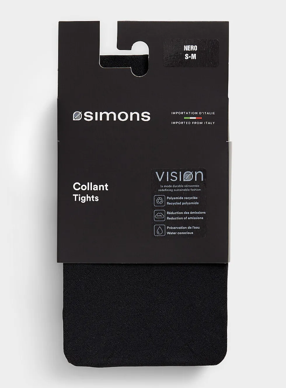 Geo pointelle knit tights