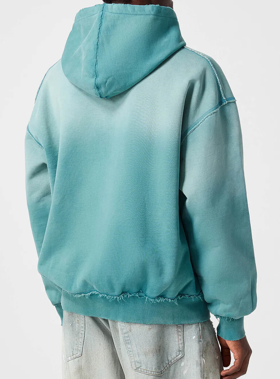 Ghost pocket shaded hoodie