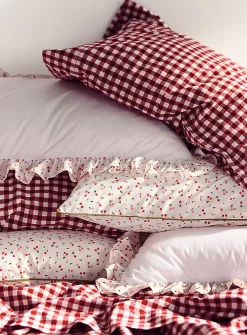 Gingham sheet set