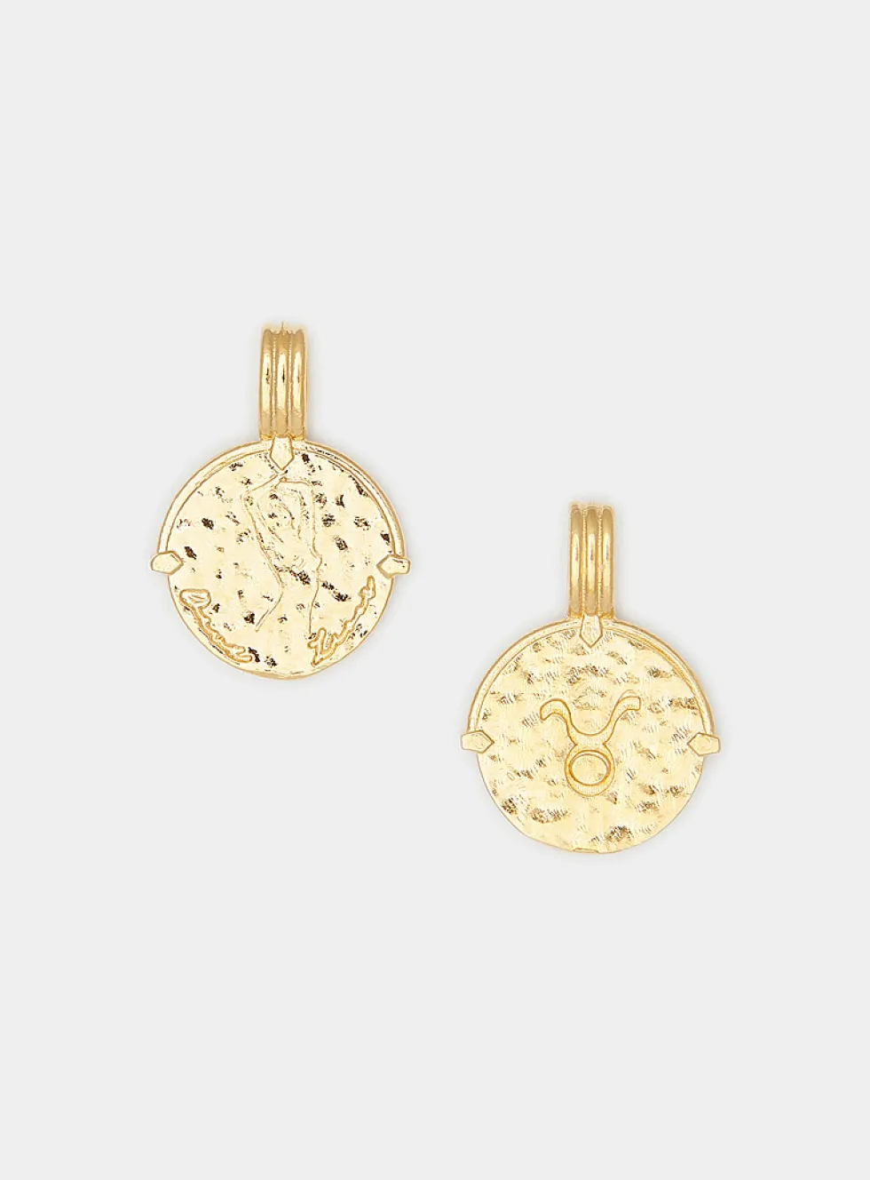 Gold vermeil zodiac sign pendant necklace