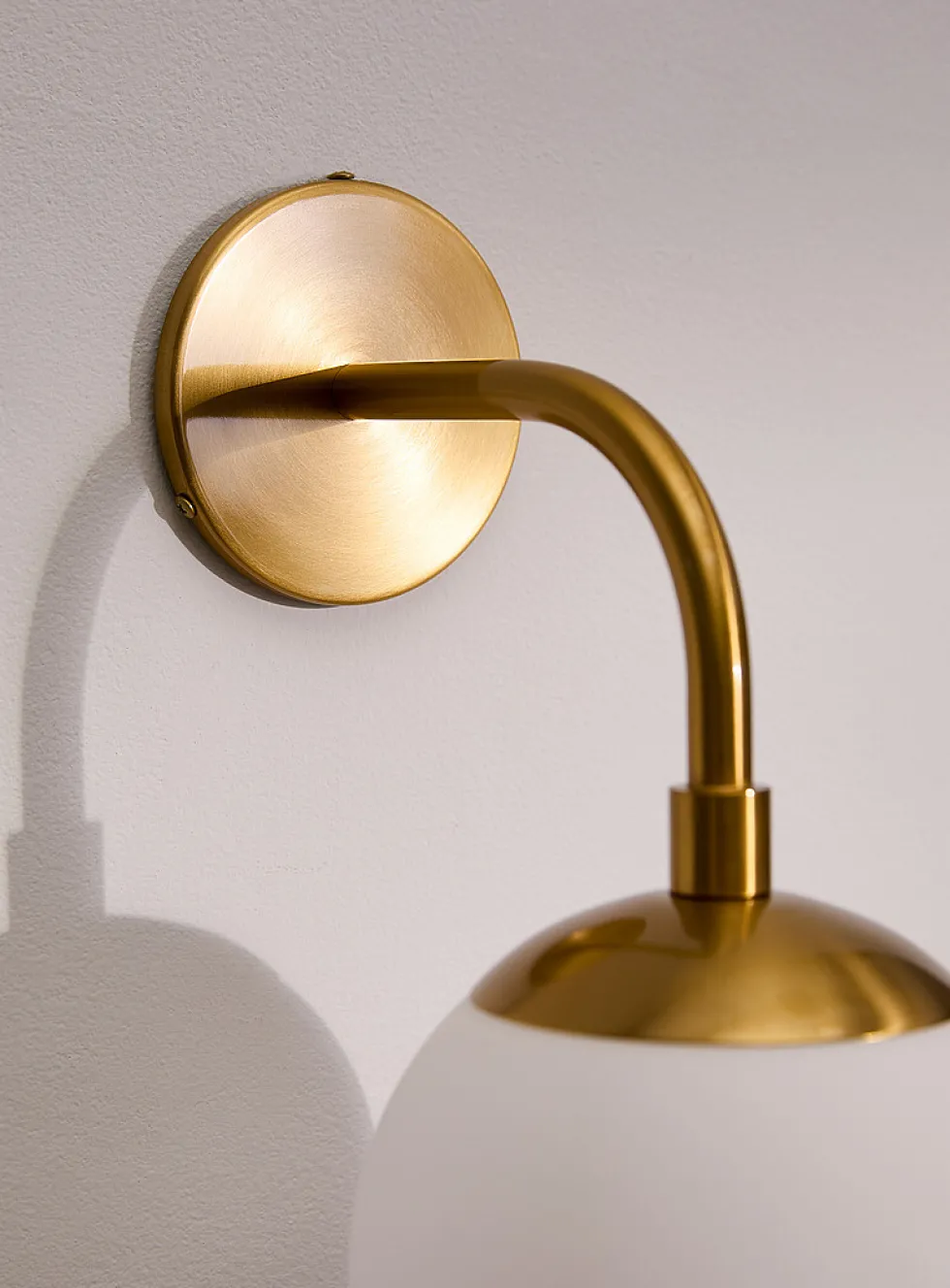 Golden opal celestial body sconce