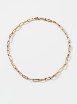 Golden paperclip chain