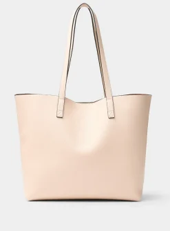 Grained minimalist tote bag