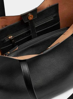 Grained minimalist tote bag
