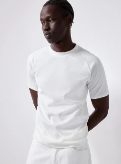Graphic raglan-sleeve T-shirt