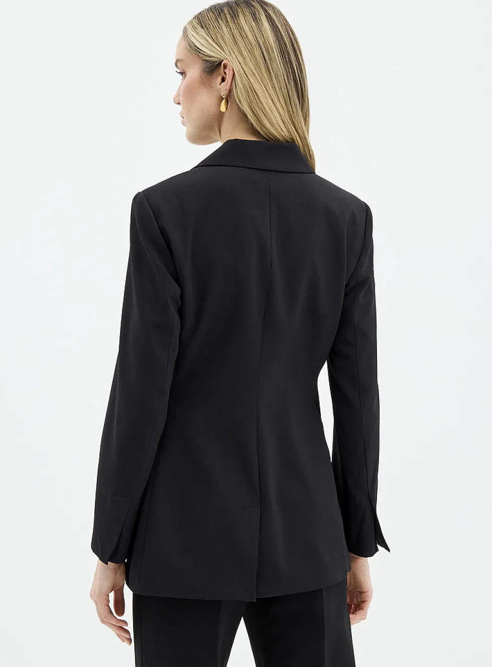 Hailsy side belt flowy blazer