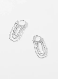 Hanging chain small hoops