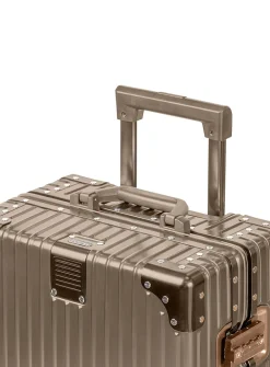 Hardside aluminum carry-on luggage