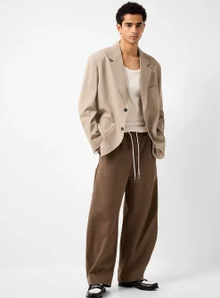 Heather jersey balloon pant