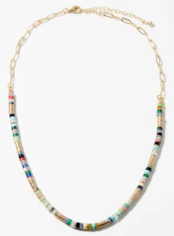 Heishi colourful necklace