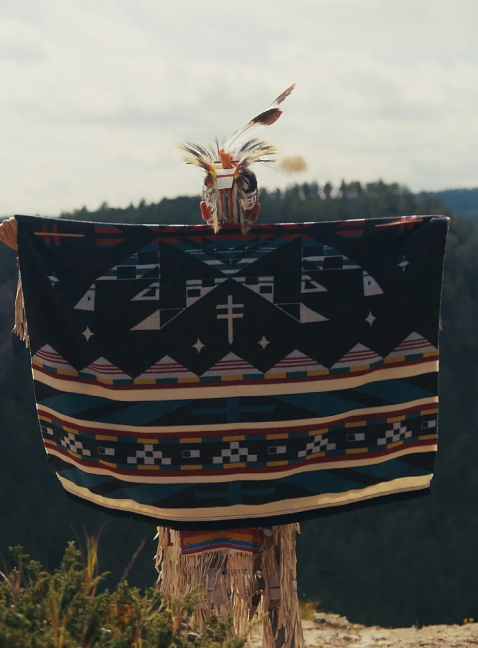 Homelands recycled fibre reversible blanket