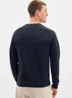 Honeycomb knit sweater