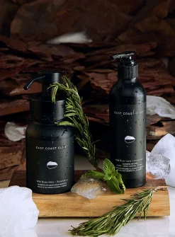 Iceberg water-infused hand soap and body lotion set
