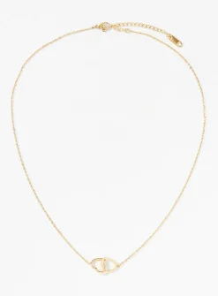 Interlaced hearts chain