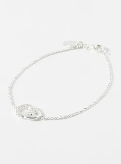 Interlaced hoop bracelet