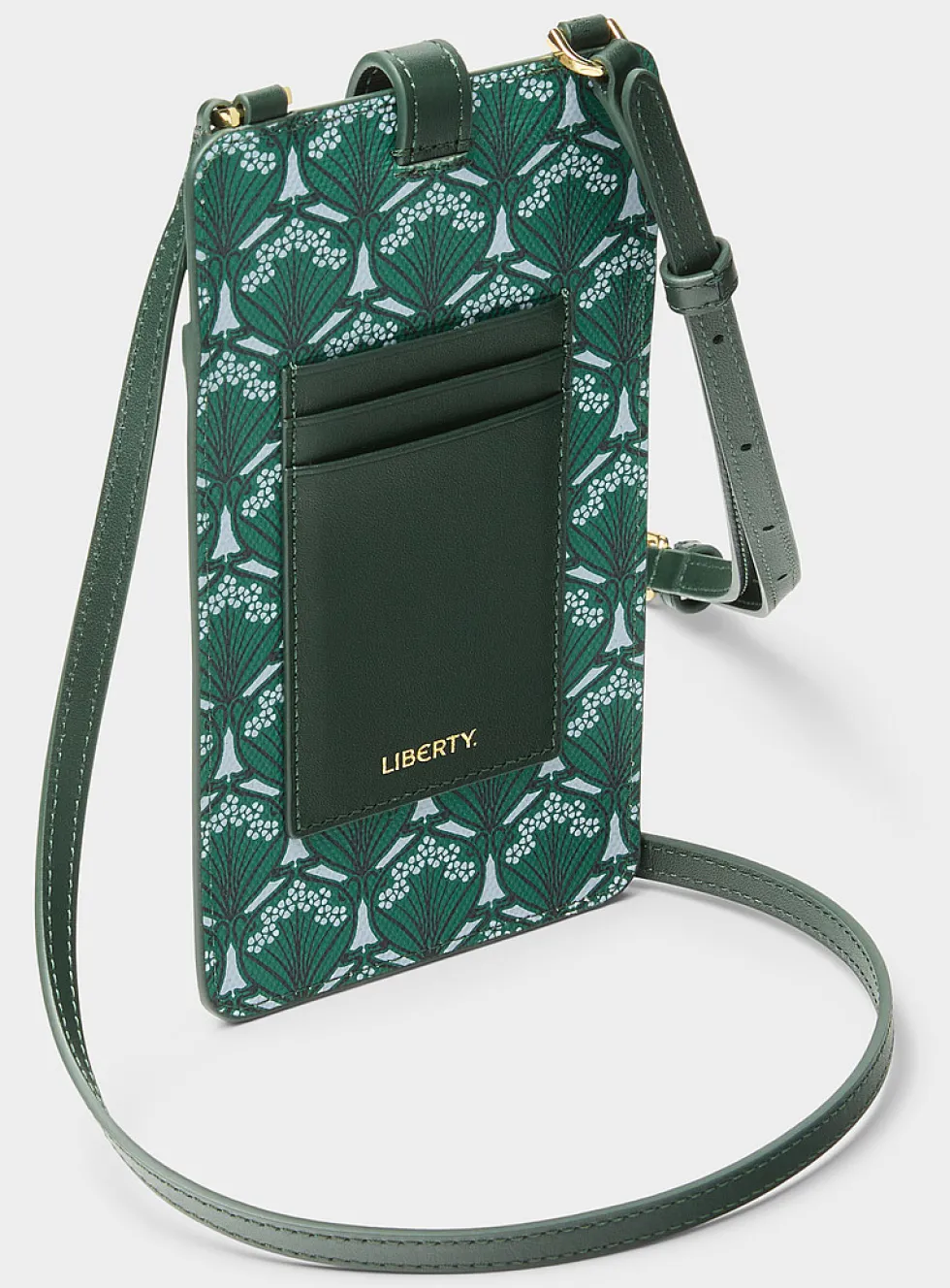 Iphis emerald phone clutch
