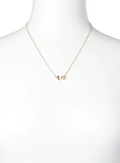 Iridescent tulip necklace