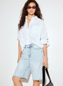 Jamie patch pocket loose shirt