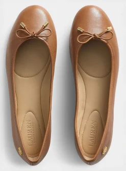 Jayna leather ballet flats