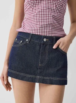 Jean mini skort