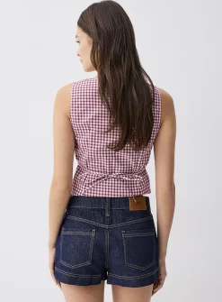 Jean mini skort