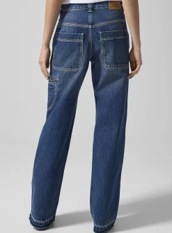 Jeyda loose straight-leg jean