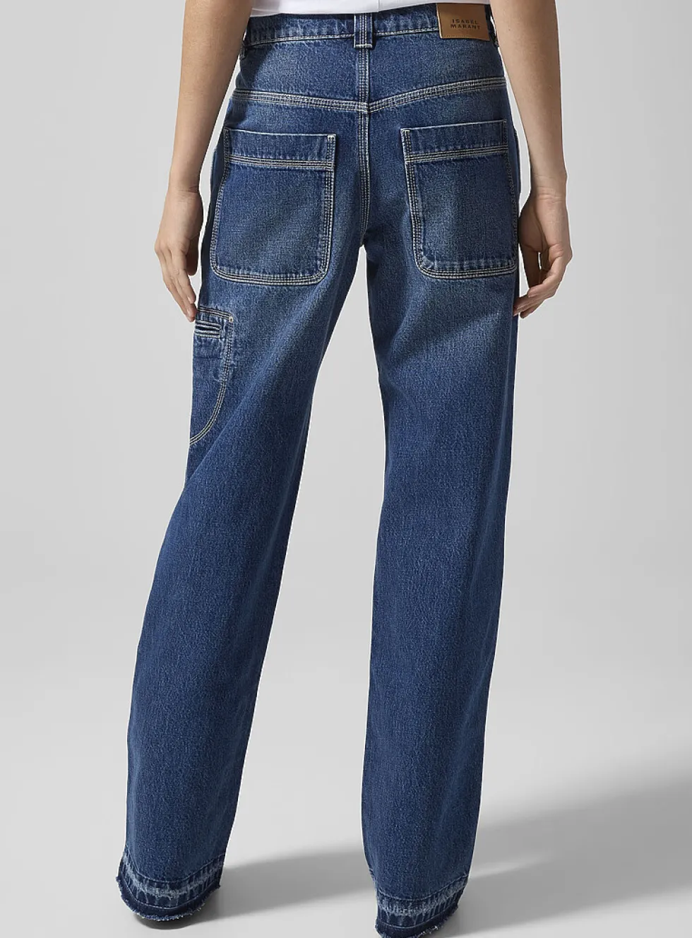 Jeyda loose straight-leg jean