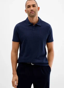 Johnny-collar Luca polo