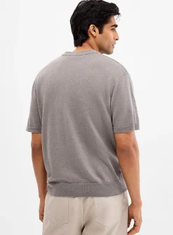 Kajordino embossed stripe sweater