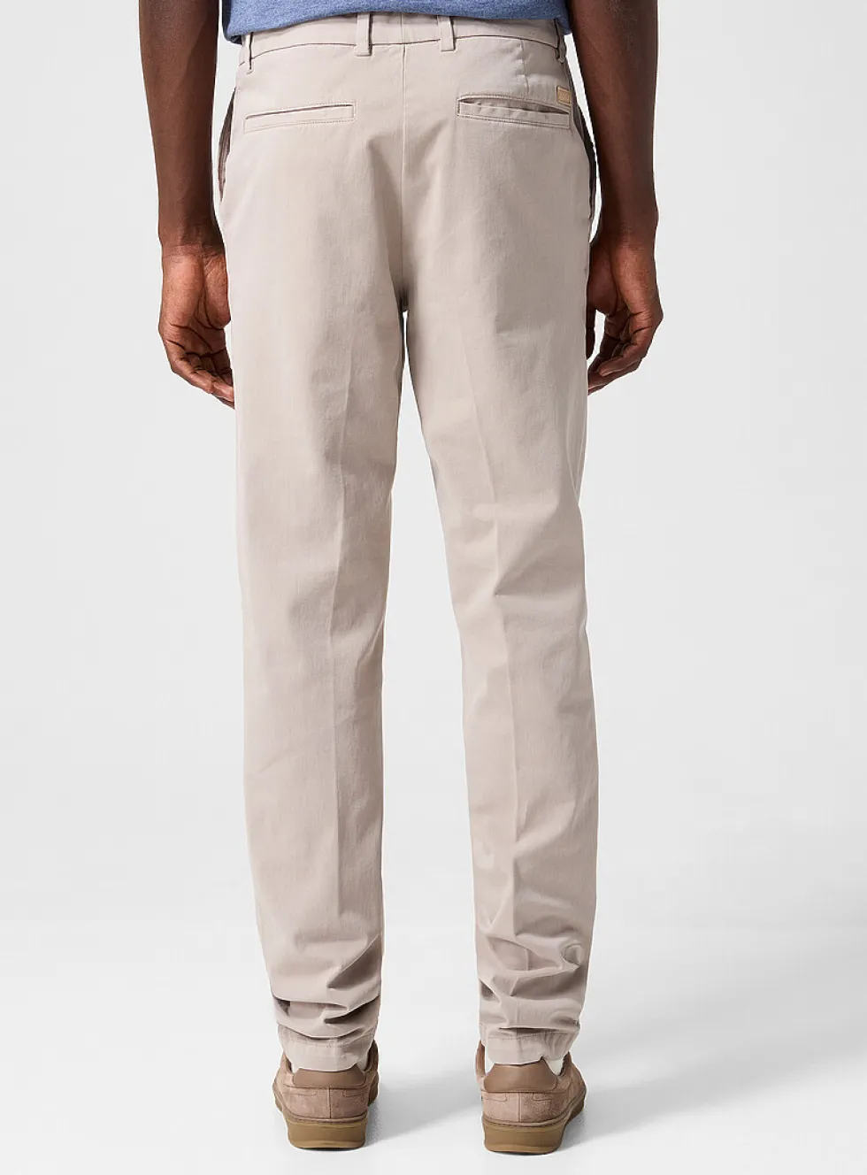 Kane peachskin tapered chino pant