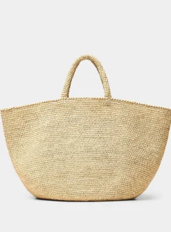 Kapity braided raffia XL tote bag