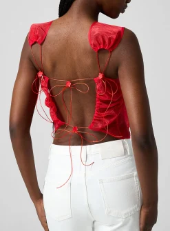 Katia drawstring top