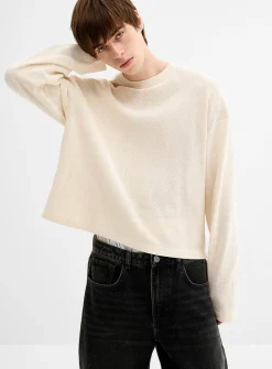 Knitted mesh T-shirt