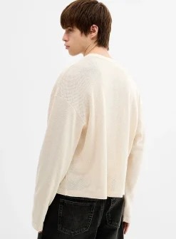 Knitted mesh T-shirt