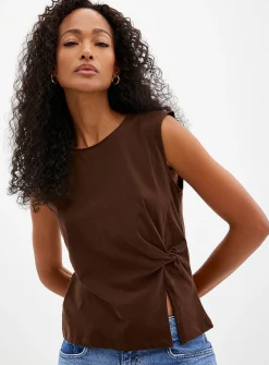 Knotted waist cami