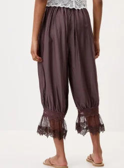 Lace ankle bloomer pant