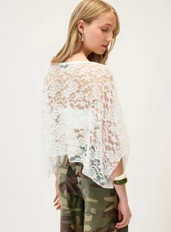Lace poncho