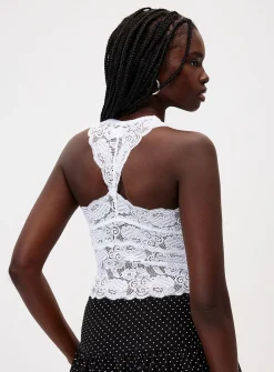 Lace racerback cami