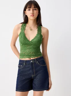 Lace racerback cami