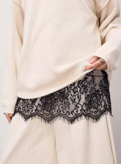 Lace waistband