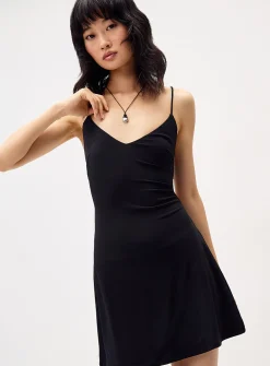 Laced back skate minidress