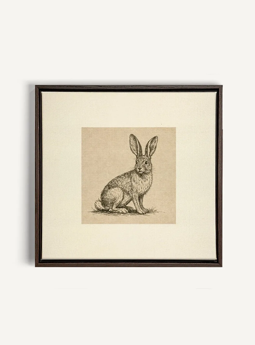 Lapin de lin art print