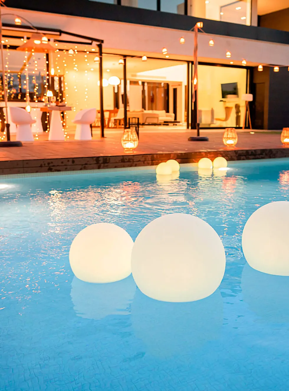 Large Buly floating solar lamp