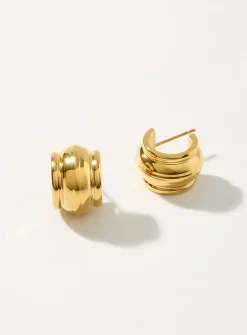 Large domed half-hoops