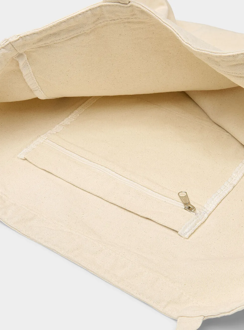 Large faded canvas tote
