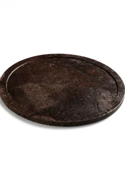 Large spent-grain swivel tray