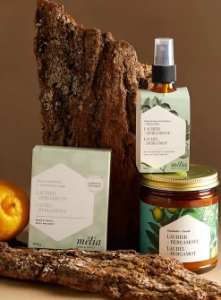 Laurel and bergamot relaxing trio