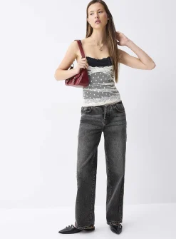 Layered lace cami