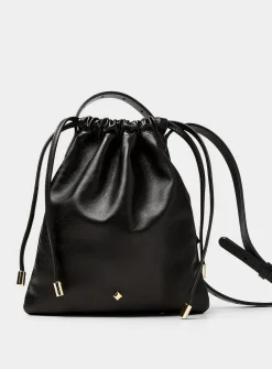 Lerie supple leather crossbody bag