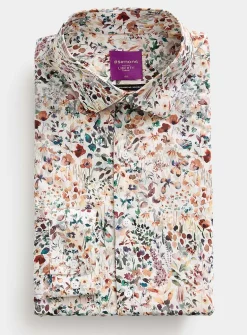 Liberty painterly floral shirt
